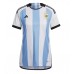 Cheap Argentina Home Football Shirt Women World Cup 2022 Short Sleeve